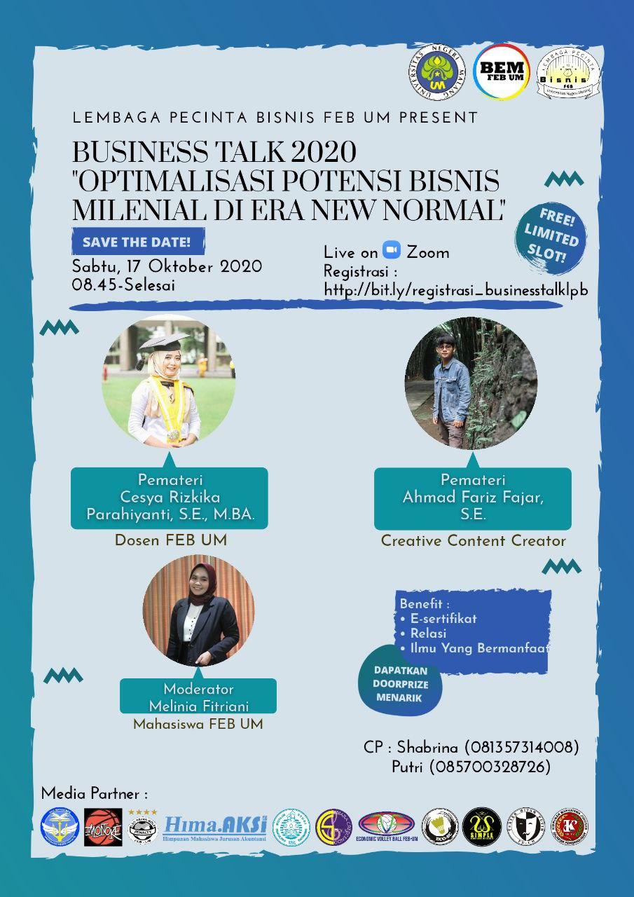 Business Lovers Institute - Optimizing Millennial Business Potential in the New Normal Era