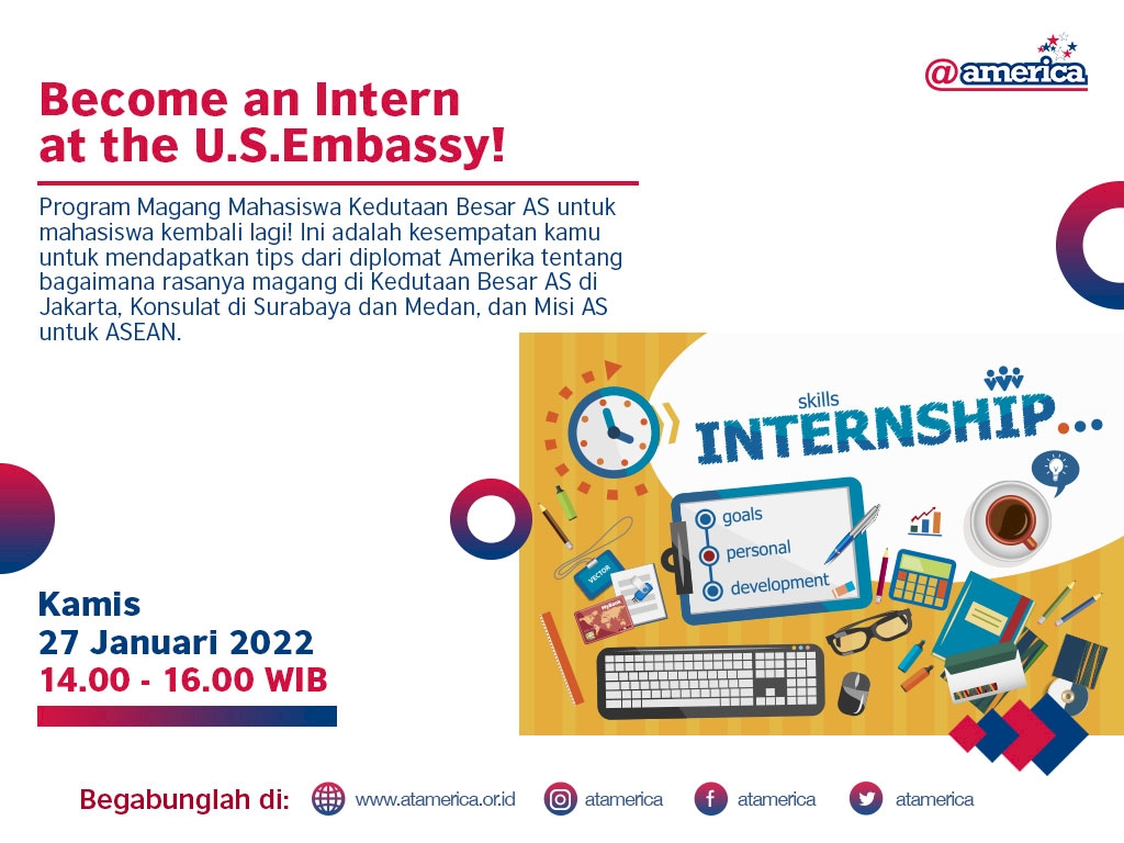 Undangan dari US Embassy – Internship presentation