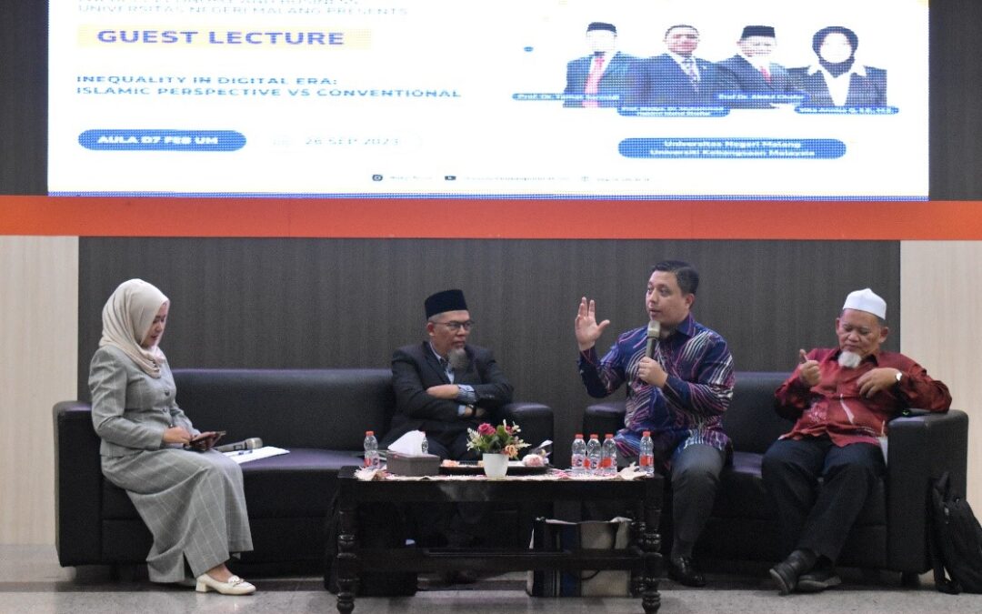 International Guest Lecture Professor dari Universiti Kebangsaan Malaysia tentang Kesenjangan di Ekonomi Digital