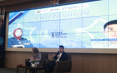 FEB UM dan NDHU Taiwan Kolaborasi Pengajaran: Mahasiswa S1 Manajemen Belajar Analisis Data dan Data Sensing dari Pakar Taiwan Guna Mendukung Tercapainya SDGs 1, 4, 10, dan SDGs 17