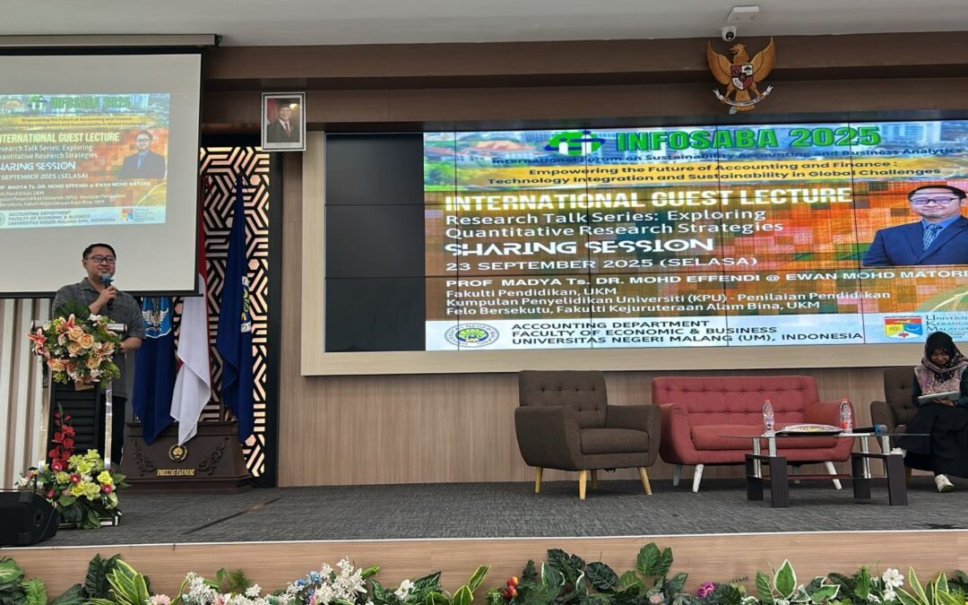 INTERNATIONAL GUEST LECTURER DEPARTEMEN AKUNTANSI FEB UM
