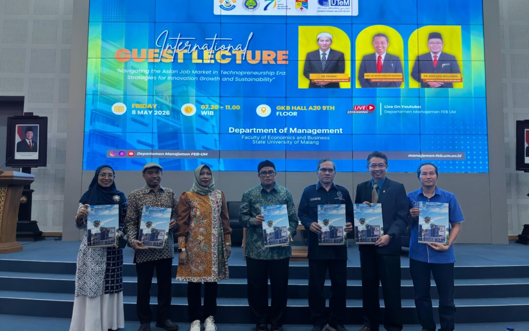 Perkuat Wawasan Global Mahasiswa, FEB UM Gelar International Guest Lecture Technopreneurship