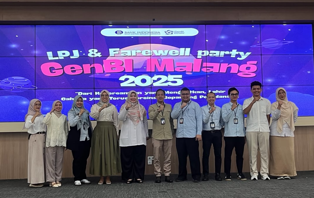 Refleksi Setahun Mengabdi, GenBI Malang Gelar LPJ & Farewell Party Penuh Makna di FEB UM
